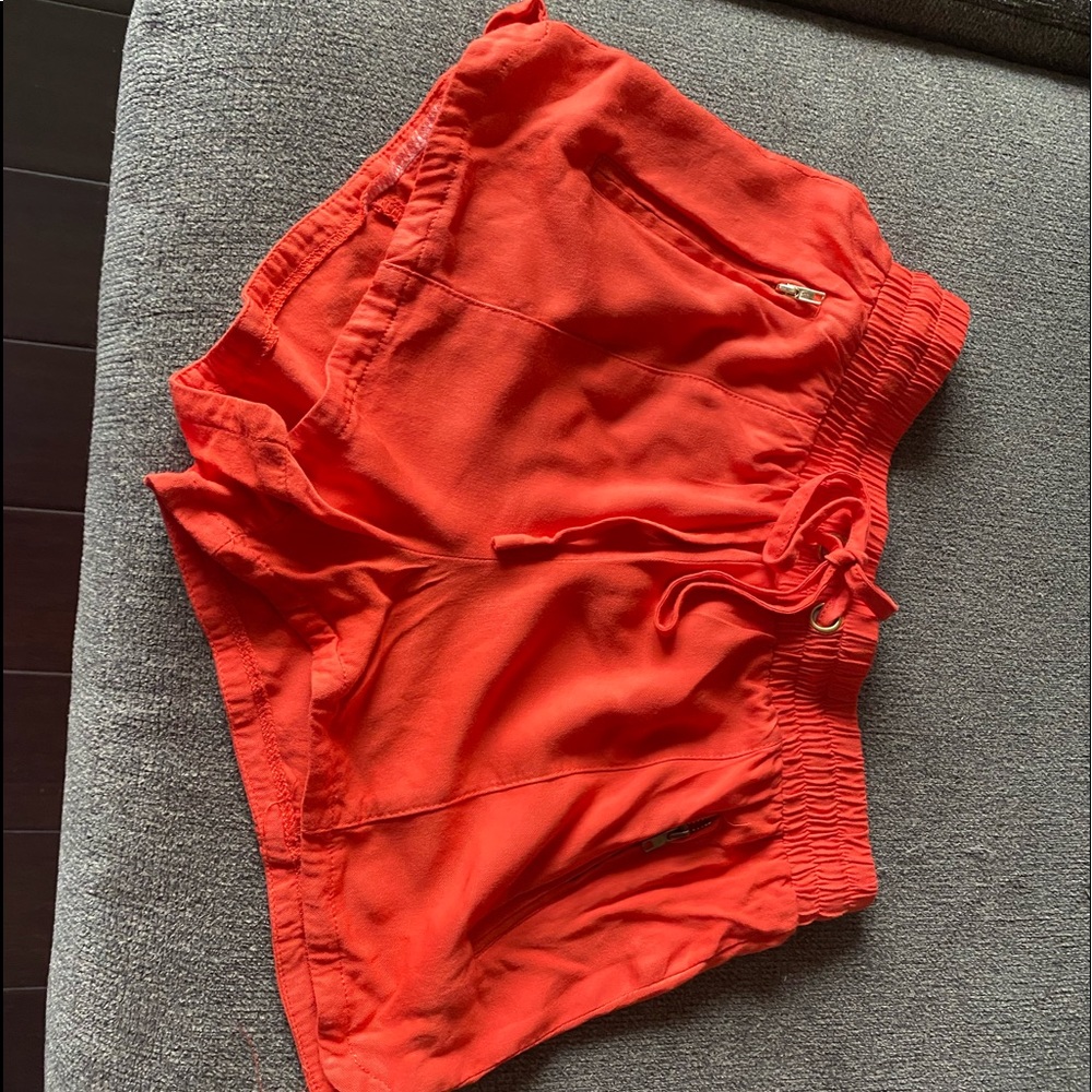 Orange shorts. Junior size sm.